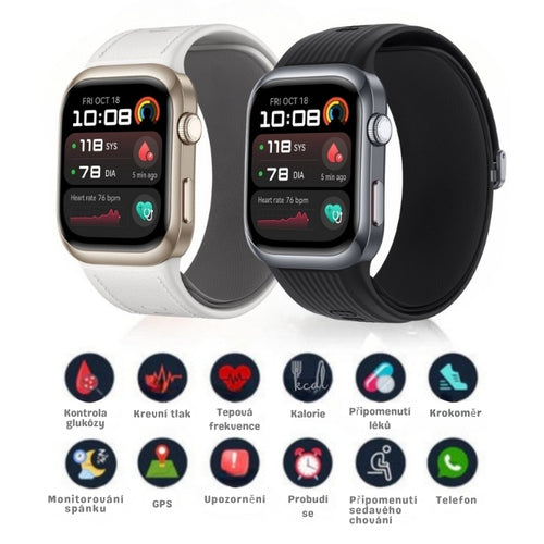 Smartwatch Y68 : Chytré ovládání