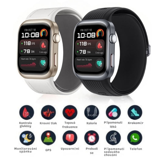 Smartwatch Y68 : Chytré ovládání